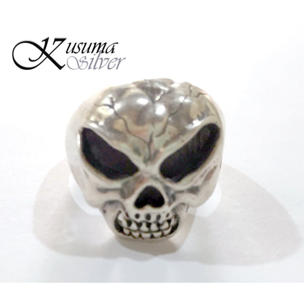 Cincin Ring Perak Silver Bali Motif Tengkorak Devil Asli 925 Pria Laki Elegan Keren Custom