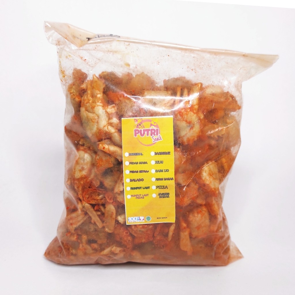 Baby Crab Krispy 100gr Baby Crab Seafood Daun Jeruk