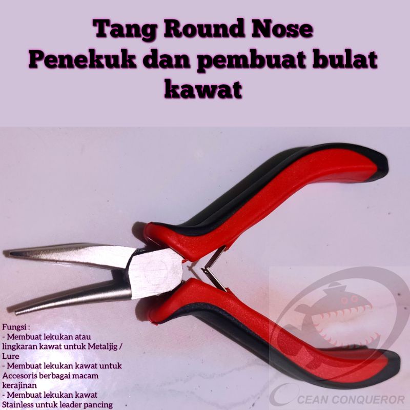 Tang Pembulat Kawat Lure Craft Tang Round Nose / loop Nose