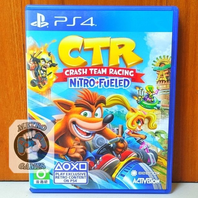 Kaset CTR PS4 Nitro Fueled Region 3 Asia Crash Team Racing Playstation PS 4 5 Fueld Race Fuel Reg 3 Reg3 CD BD Game Games PS4 PS5 Cras ctr bandicoot Reg 3 balapan balap race racing anak