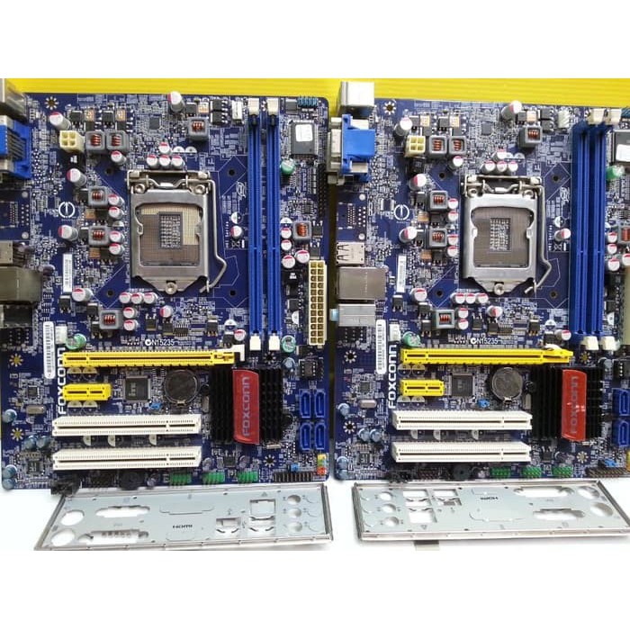 Paket Motherboard MOBO H61 Foxcon + i3 2120 soket LGA 1155 Dan FAN