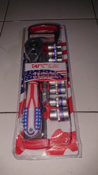 Kunci Sok Set 12 Pcs / Kunci Shok Tat Tools Inch