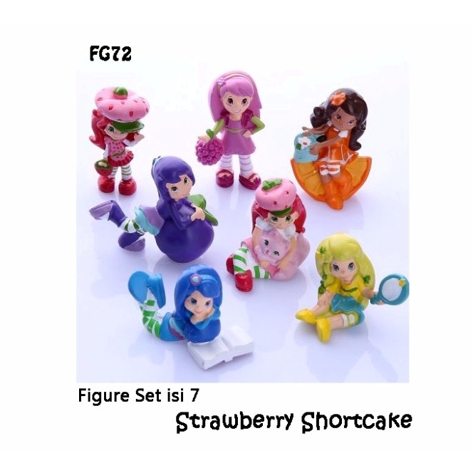 FG72 Figure Set isi 7 Strawberry Shortcake