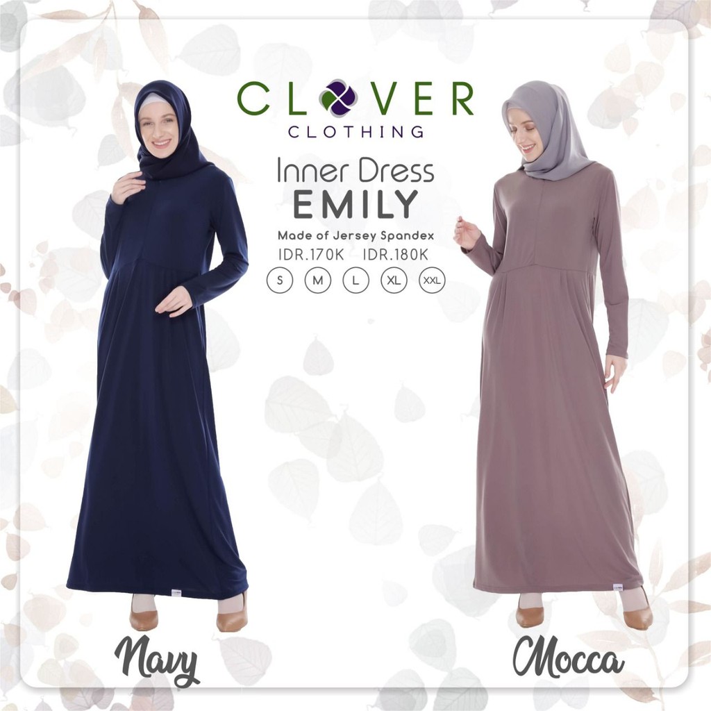 Inner Dress Emily bahan spandek jersey/adem
