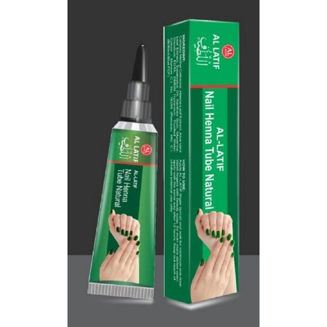 Al-latif Nail tube Henna Natural dan red (BPOM)