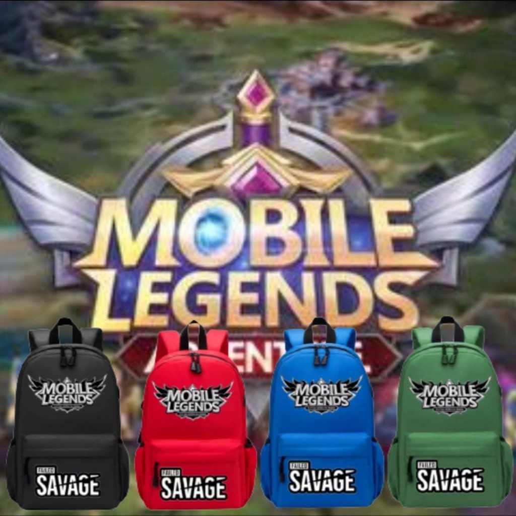 NIQABIS TAS RANSEL ANAK LAKI LAKI MOBILE LEGENDS GAMERS TAS SEKOLAH ANAK SD SMP SMA TAS ANAK COWOK