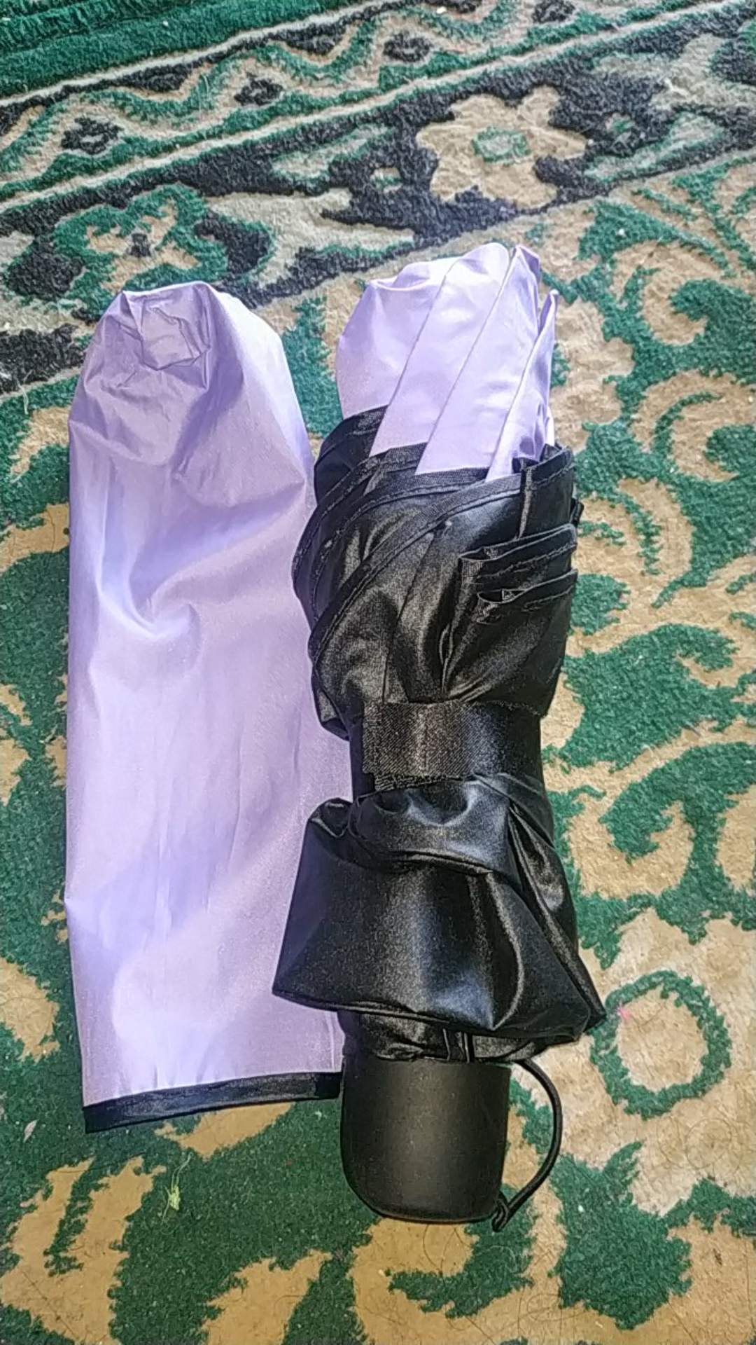 Jktumbrella - Payung Lipat 3 Dimensi Gelombang / Polos / Bunga / Grc - Sp3