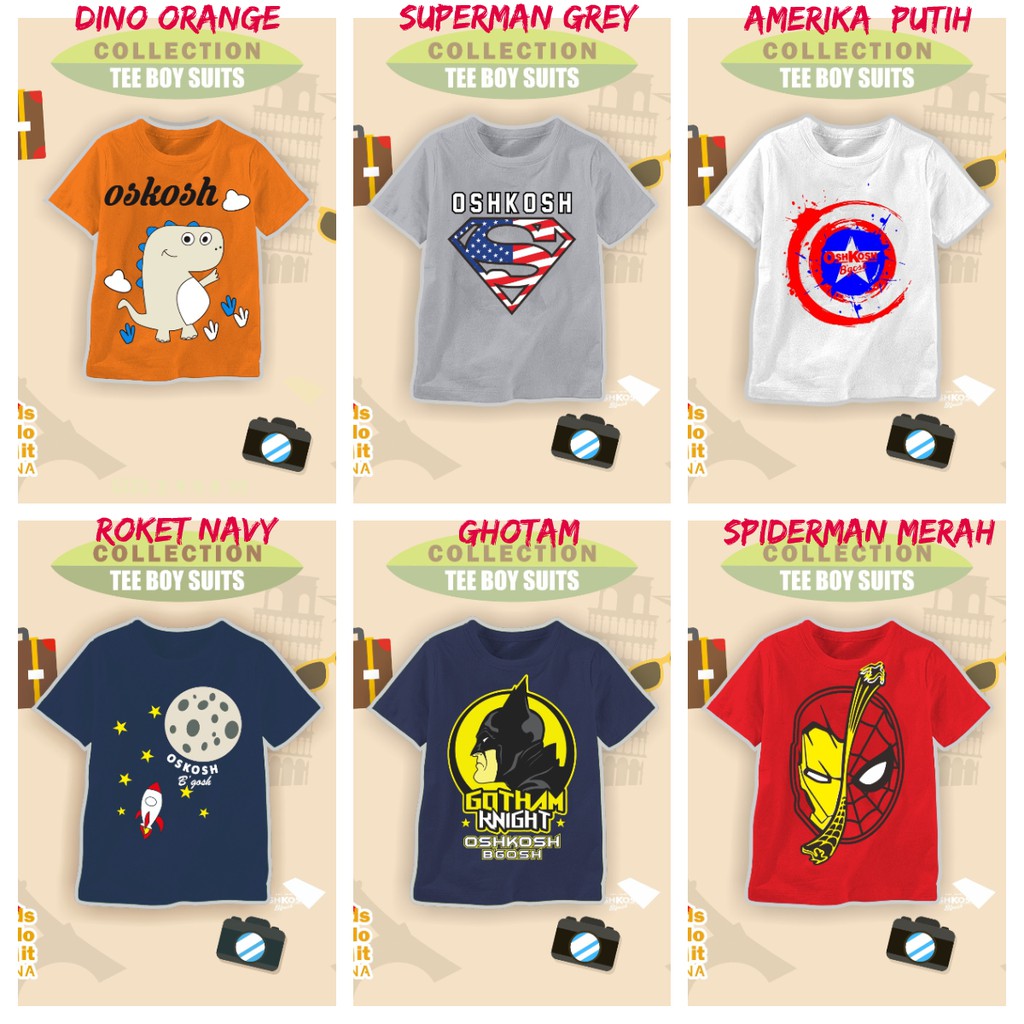 KAOS ANAK PREMIUM  / KAOS DISTRO ANAK PART 3