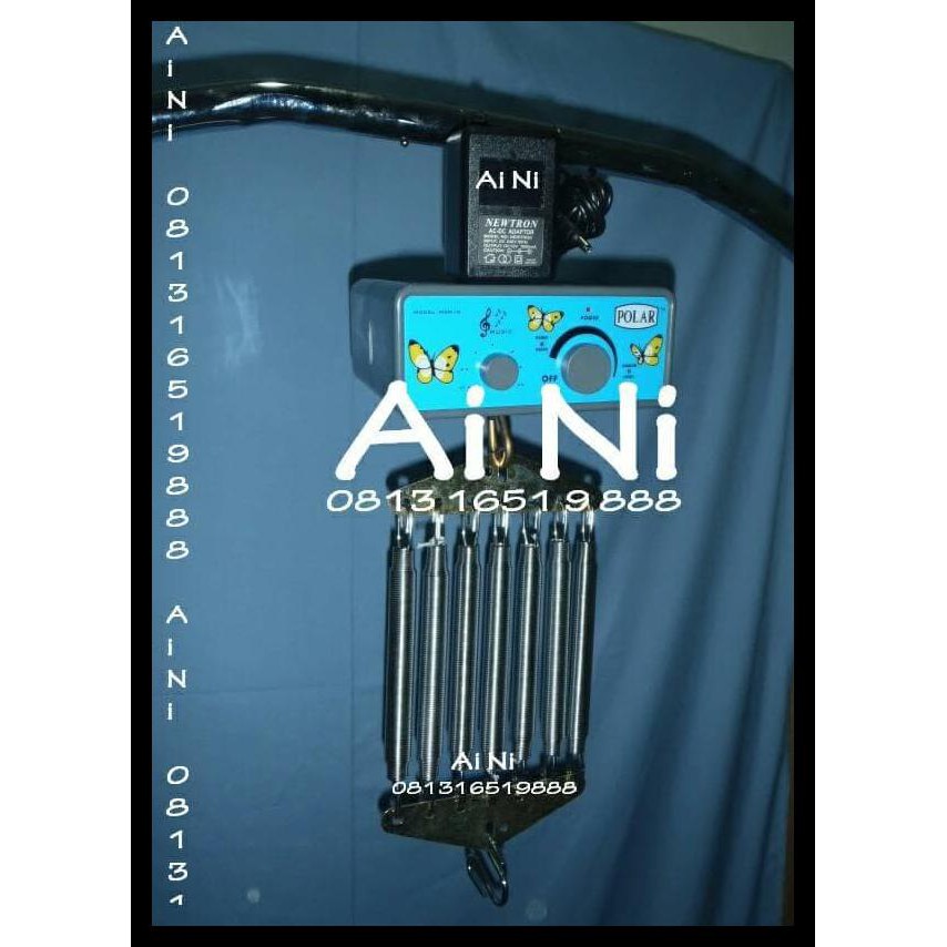 Grab Ok Ayunan Bayi Elektrik / Ayunan Bayi Otomatis / Ayunan Bayi Listrik Merk Polar Type Musik