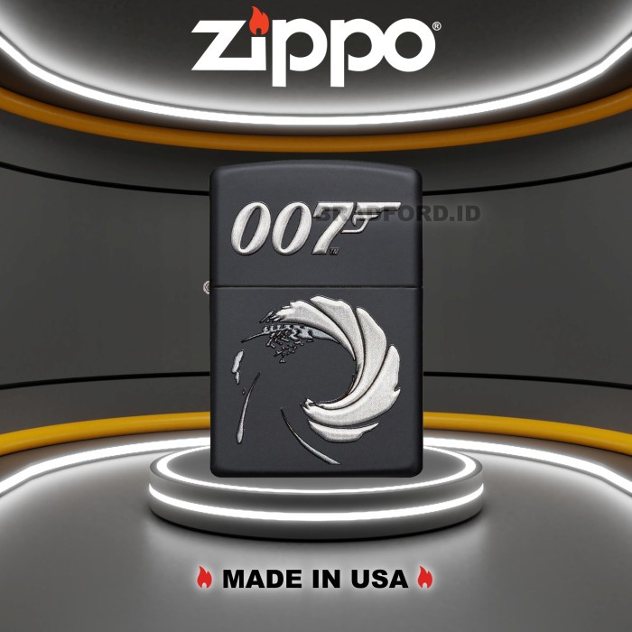 ZIppo James Bond 007 49329 Original Made In USA Garansi Resmi