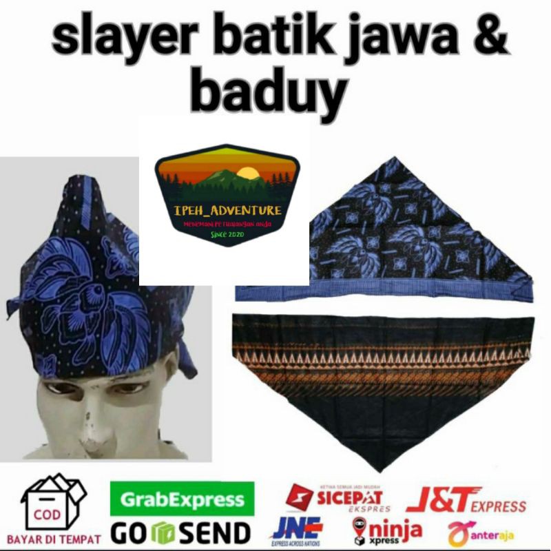 slayer batik Baduy dan jawa