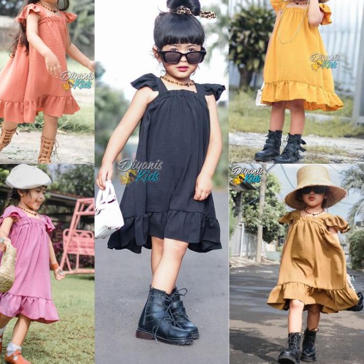 (HOT SALE) (6 bulan-7 Tahun) SABELA-Dress anak perempuan| Dress baju anak perempuan | Dress baju bay