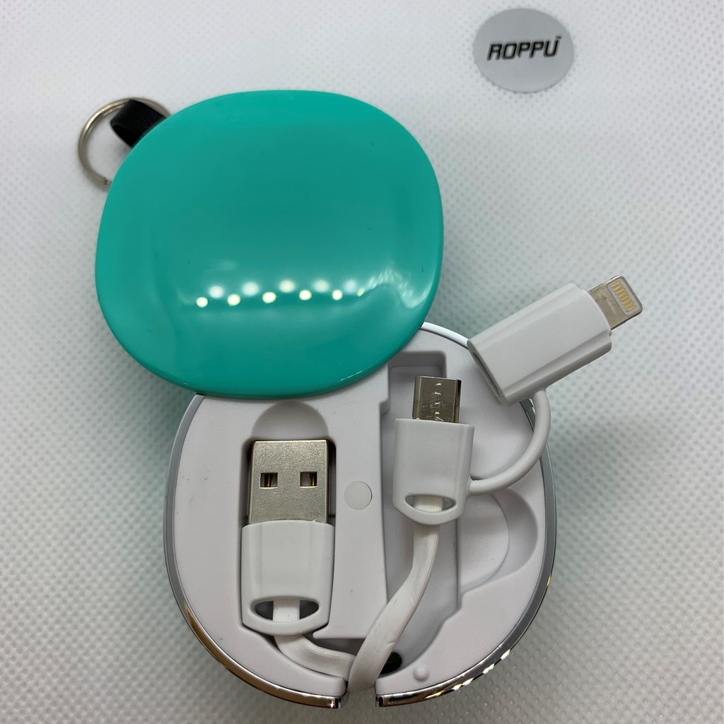 Kabel Data 2 in 1 Kabel USB Android iOs Fast Charger/ Pelindung Kabel Charger