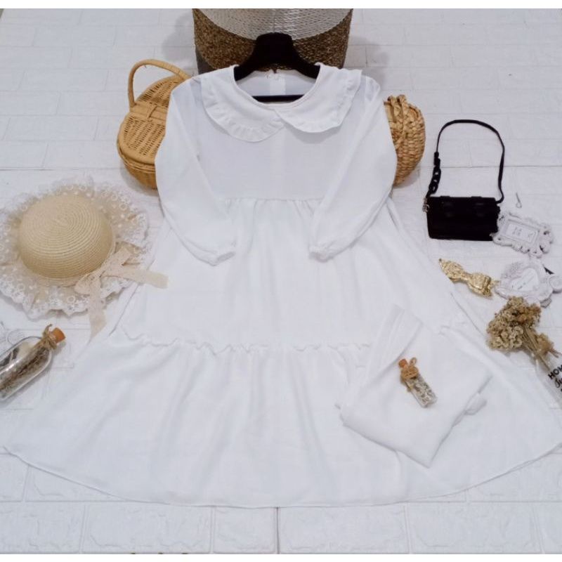 Baju Muslim Gamis Manasik Gamis Anak Putih Polos Gamis Putih Terbaru