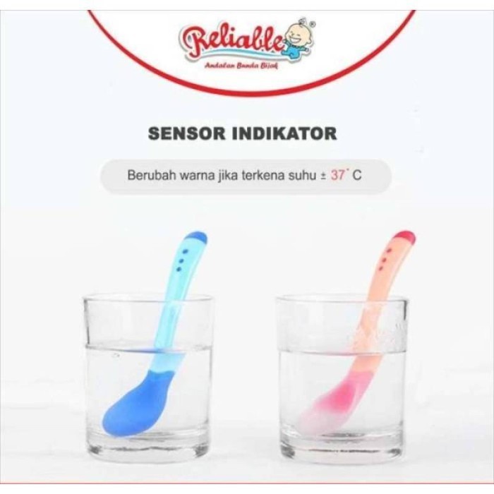 Sendok Bayi isi 2 Sendok Silikon Silicon Bayi Peralatan Makan Bayi BPA Free Reliable Original