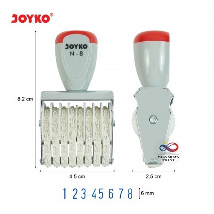 

Stamp Cap Number Nomor N-8