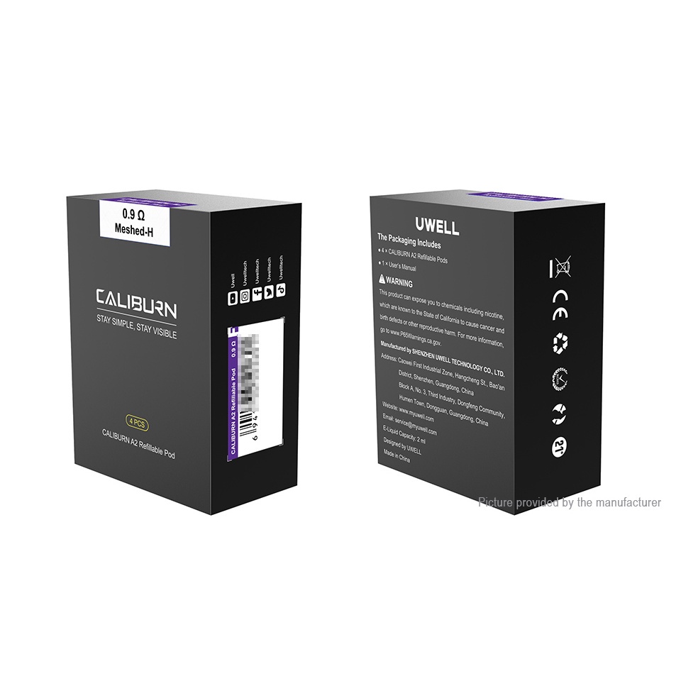 GET IT NOW!!! UWELL CALIBURN CATRIDGE FOR A2 AK2 0.9OHM