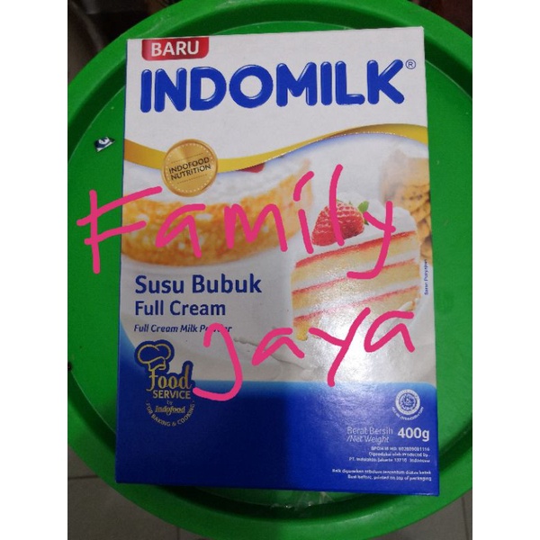 

Indomilk susu bubuk full cream 400gr