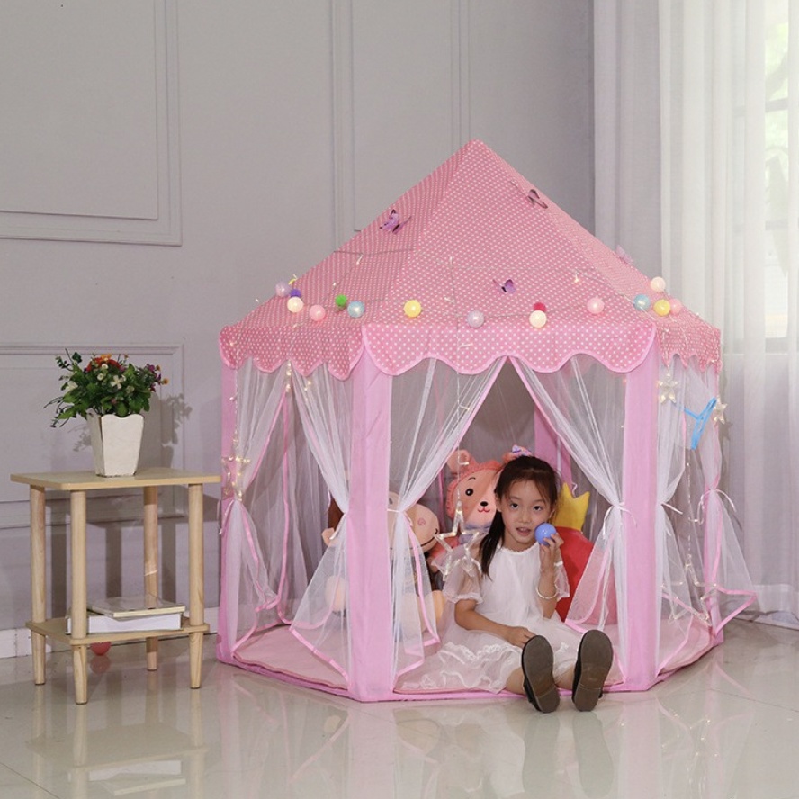 COD Tenda anak tenda mainan anak Princess Model Rumah Indoor Outdoor Portable Tenda Mainan Anak Tenda Princess Model Rumah Tenda Castle Anak Mainan Rumah Rumahan Anak