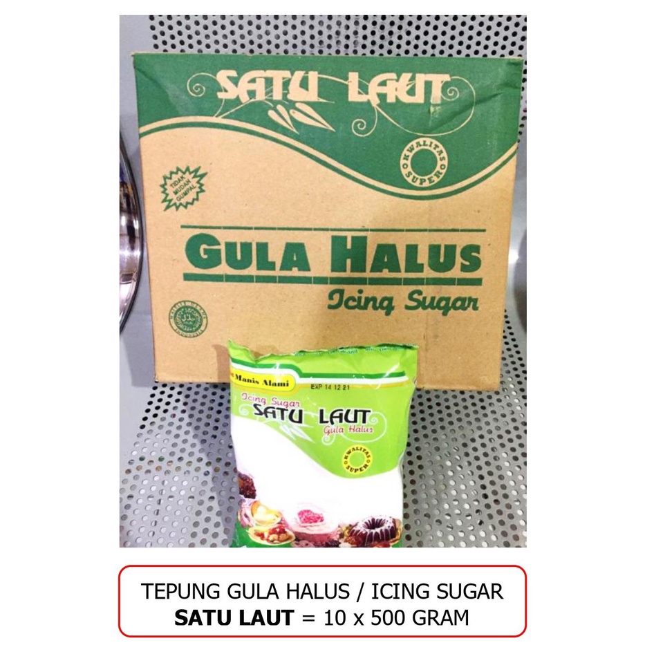 

Gula Halus / Icing Sugar Cap Satu Laut @500g