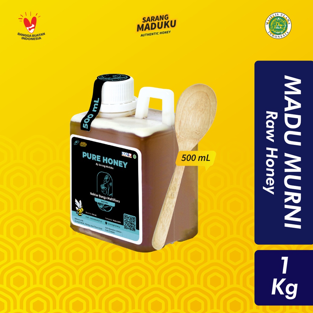 

Sarang Maduku - Madu Murni Asli 100% Raw Honey Terlaris 500ml