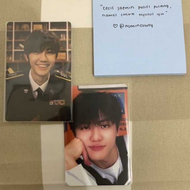 jaemin sticker puff police + hdoll