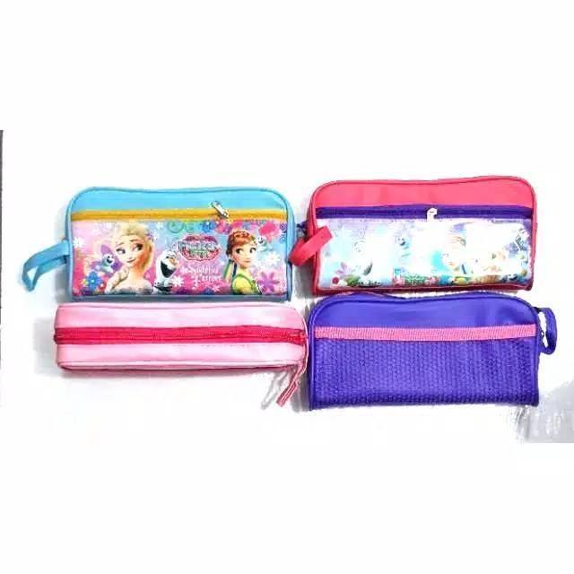 Tempat Pensil Kulit Pensil Case Reseleting Gambar Frossen / Doremon