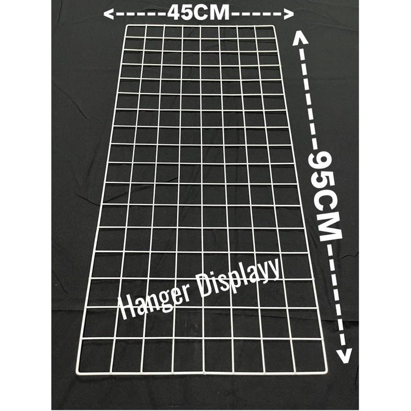 Jaring Ram Dinding TEBAL-ukuran 95 x 45  gantungan aksesoris/ hijang grid DIY