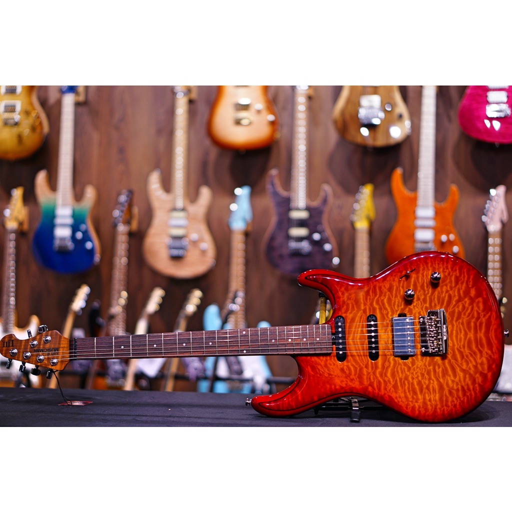 Ernie Ball Music Man Luke III HSS - Cherry Burst Quilt G98336