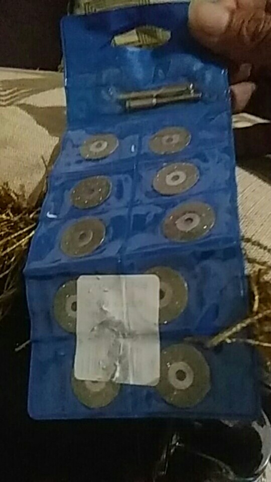 12 Pcs Rotary Tool Circular Saw  Cutting Wheel Discs Mandrel  Cutoff