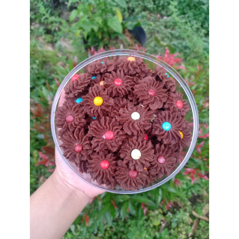 

Kue semprit susu chocolate