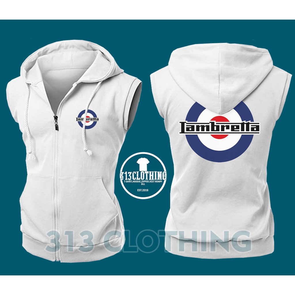 Jaket Rompi Lambretta Vest Zipper Lambretta Rompi Pria Lambretta