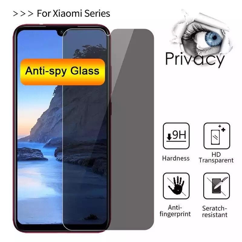 Tempered Glass Anti Spy Samsung A7 2018 A750 - SC