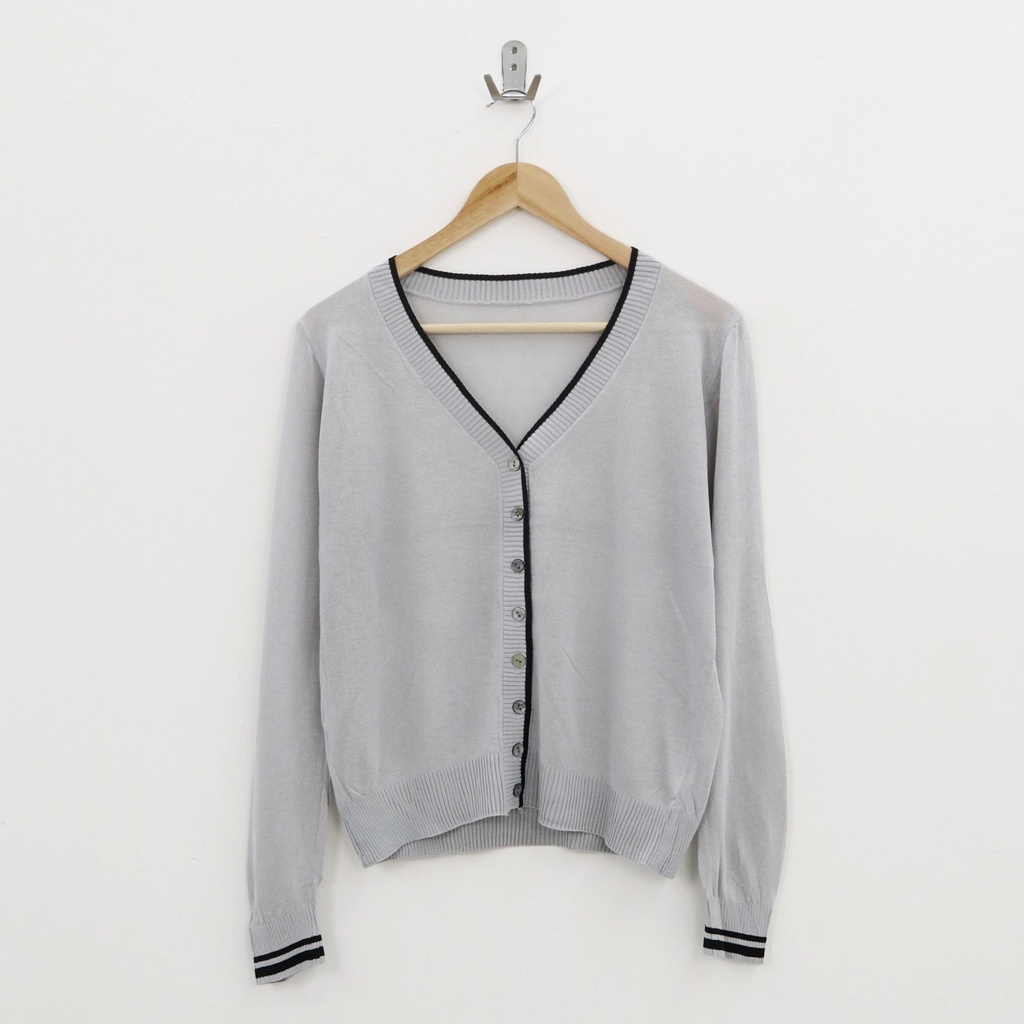 Dania list knit cardy -Thejanclothes