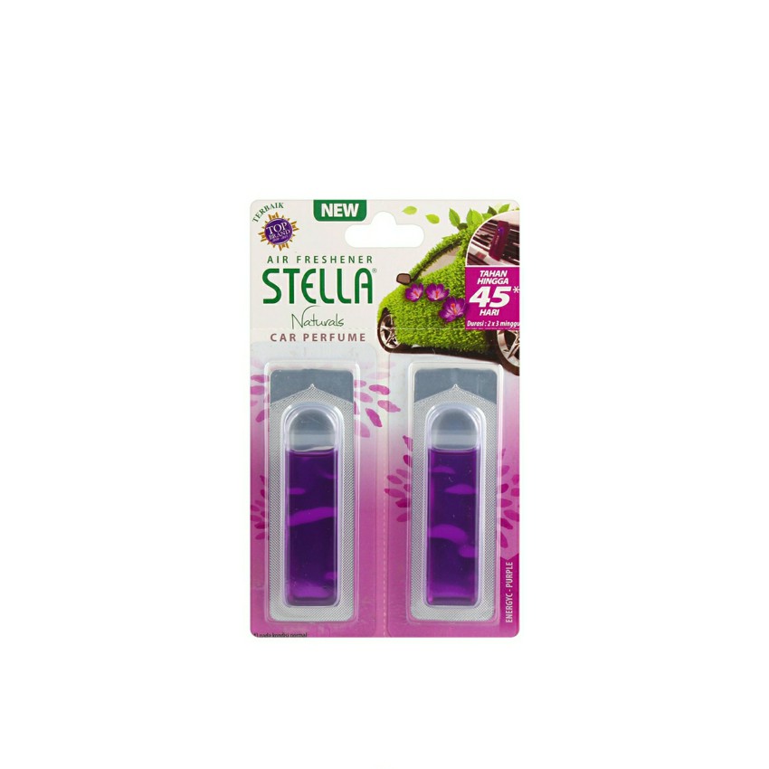 TERMURAH STELLA Car Perfume 8ml Refill Parfum Mobil Pewangi Pengharum Isi Ulang - Energyc Purple