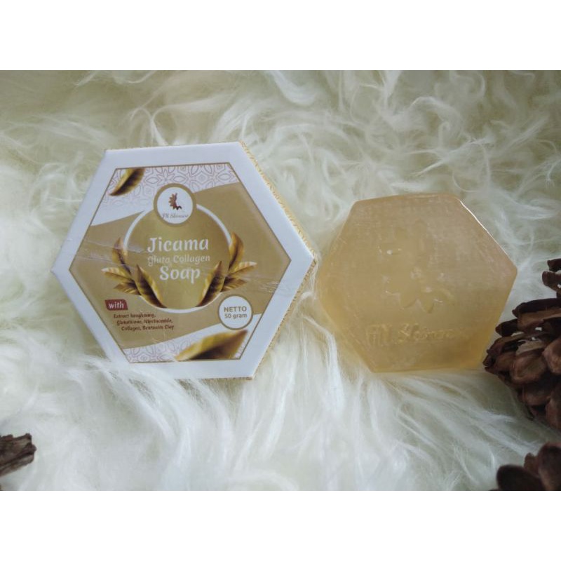#Promo Romadlon# FN Skincare Jicama Gluta Collagen Soap Sabun anti jerawat anti flek