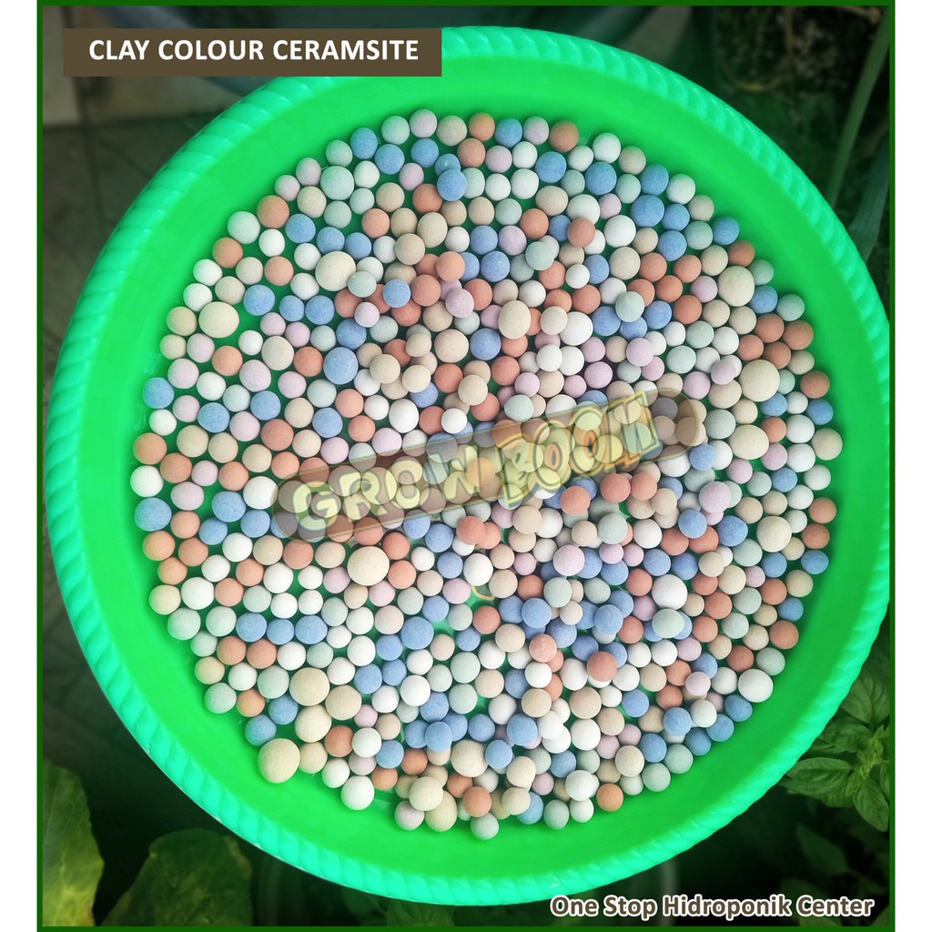 Clay Colour Ceramsite 8-15mm - Hydroton Perzak (1zak-25kg)