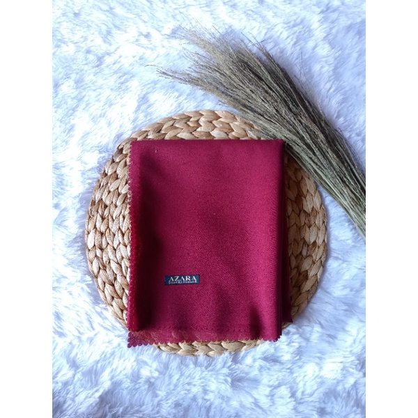 Pashmina Diamond Laser Cut Ori Azara-Maroon