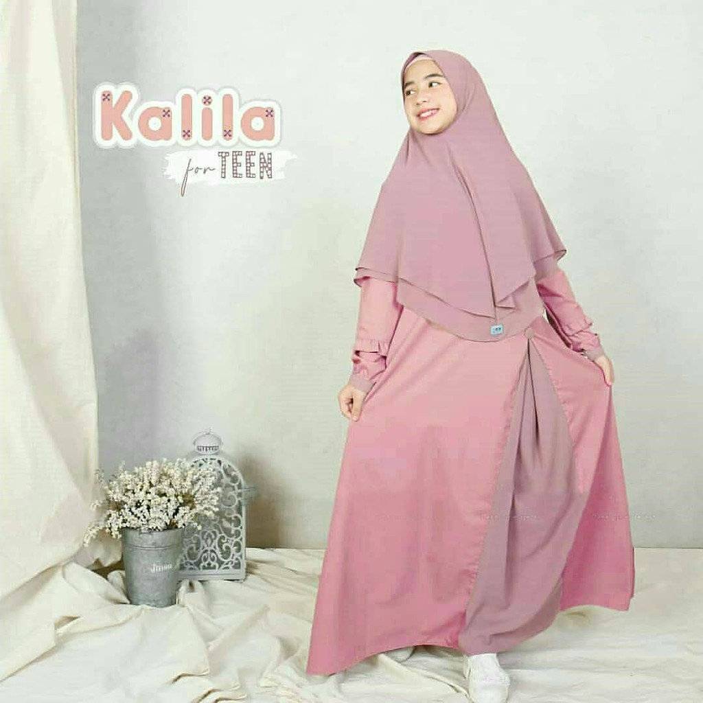 Kids Bahan Moscrepe Pusat Supplier Grosir Baju Muslim Anak  Bandung Outfit 2021 Hijab Anak Kalila