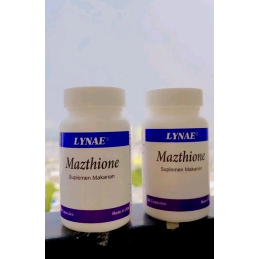 LYNAE MAZTHIONE (KAPSUL PEMUTIH BADAN)BPOM ISI 30 kapsul