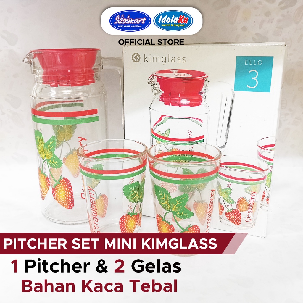 IDOLMART Teko Set Mini/ Kimglass Drink Set Surabaya