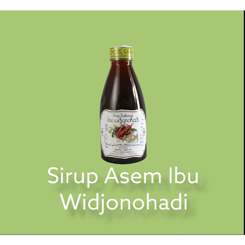 

Sirup Asem Ibu Widjonohadi