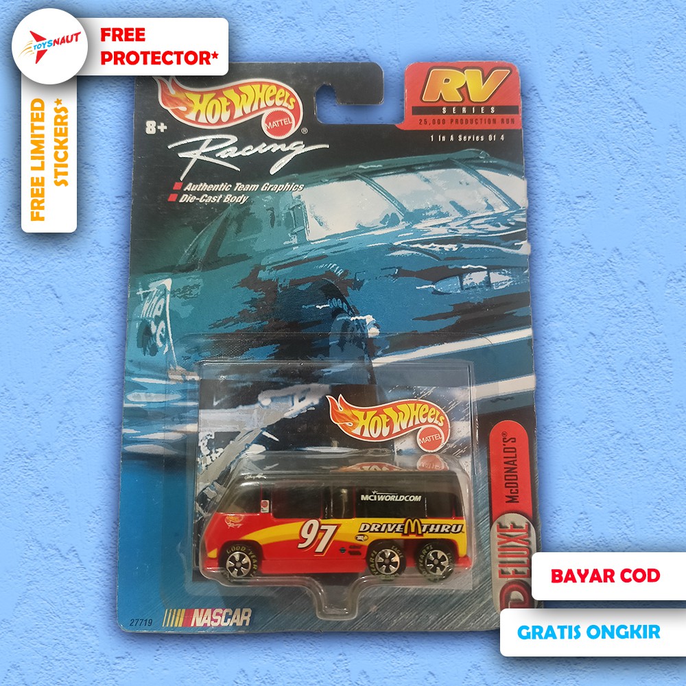 HW Hotwheels Racing Nascar RV Series GMC Motorhome Mcdonald's #97