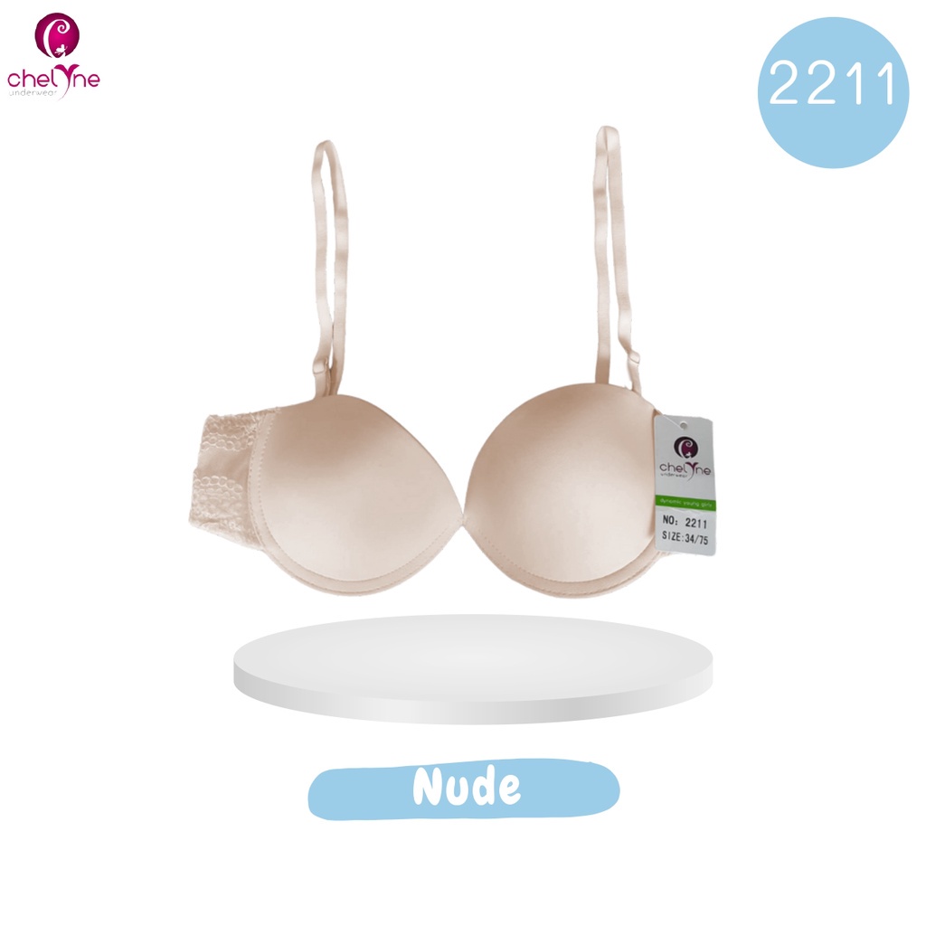 BH Chelyne Seamless Premium 2211 Push-Up Breathable T-Shirt Bra dengan NON-SLIP DESIGN