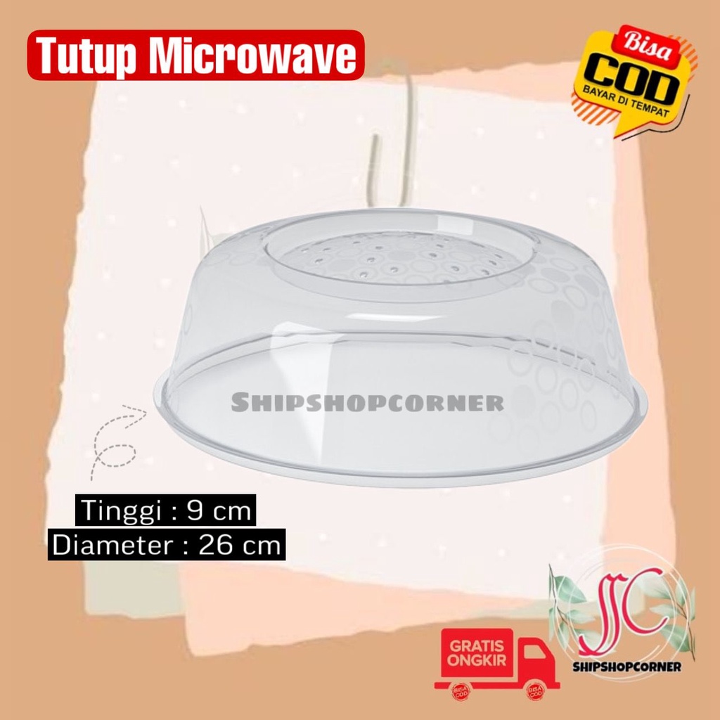 Tutup Microwave /penutup piring microwave/tutup piring 26cm