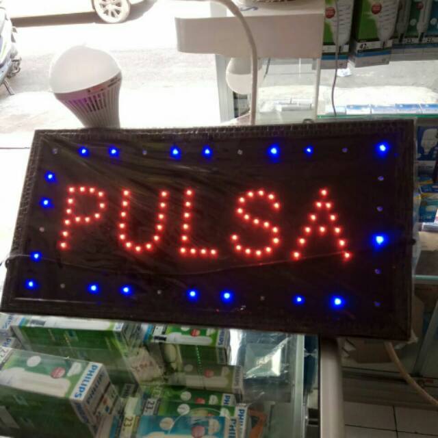 Led sign pulsa