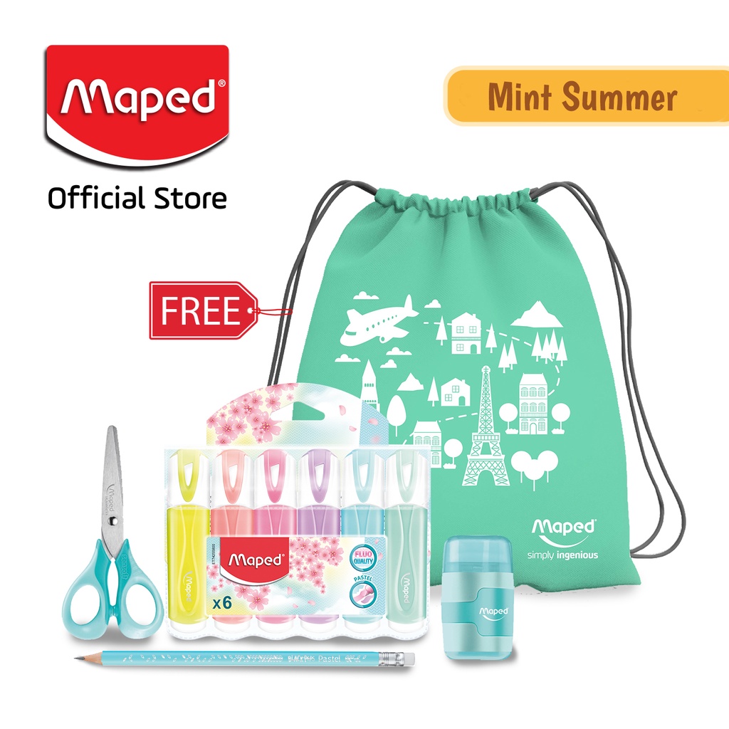 

Maped Paket Pastel Mint Summer Palletes