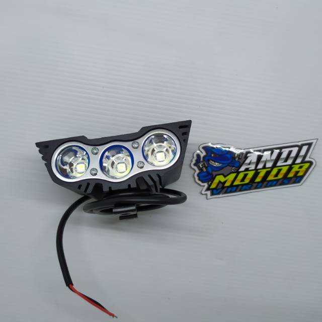 Lampu LED owl 3 mata white