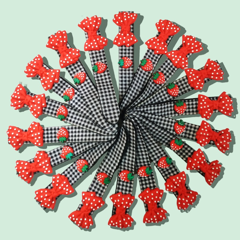 Bandana Anak Korea Karakter Strap Velcro Motif 3D