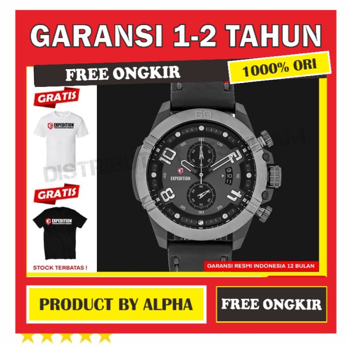 JAM TANGAN ORIGINAL EXPEDITION E6763M E6763 E 6763 GARANSI RESMI ORI PRIA COWOK COWO LAKI LAKI2